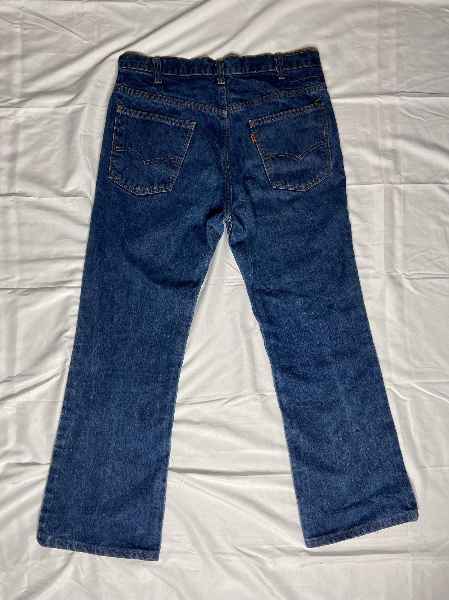 Vintage 1980’s Orange Tab Bootcut Levi’s Jeans 34x34