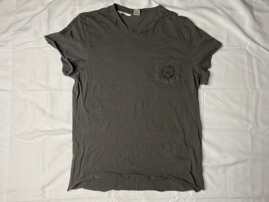 Sun Faded Hand Cut Distressed Boston Celtics Pocket T-Shirt