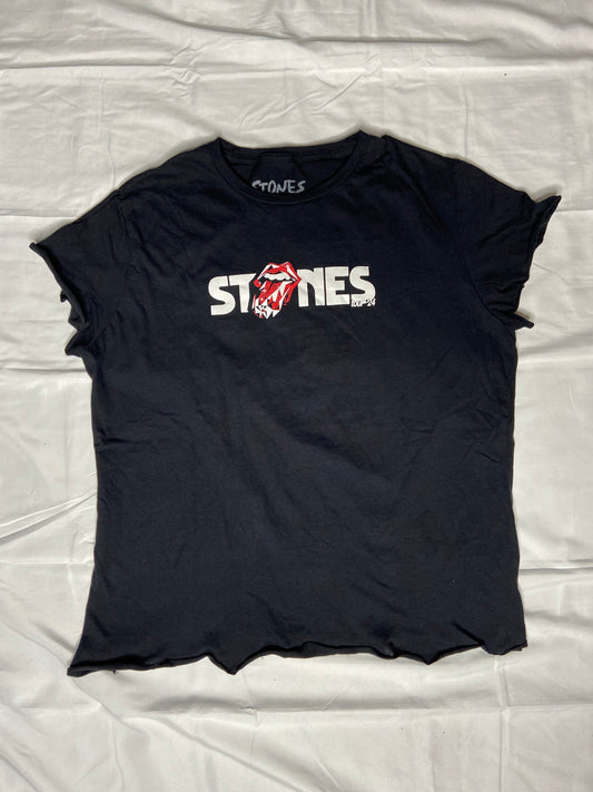 Hand Cut 2024 Double Sided Rolling Stones HACKEY DIAMONDS Tour T-Shirt