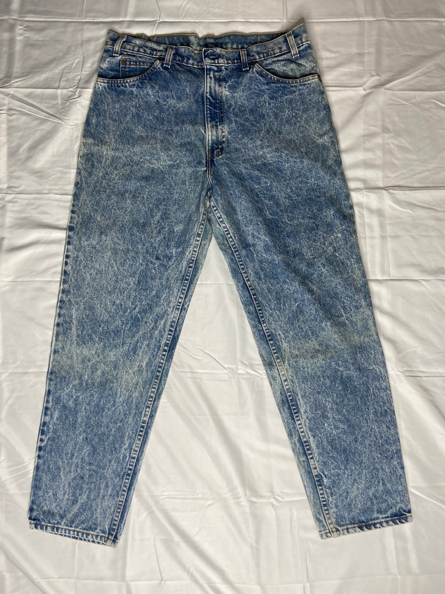 Vintage 1990s Orange Tab Stone Wash Levi’s 36x30