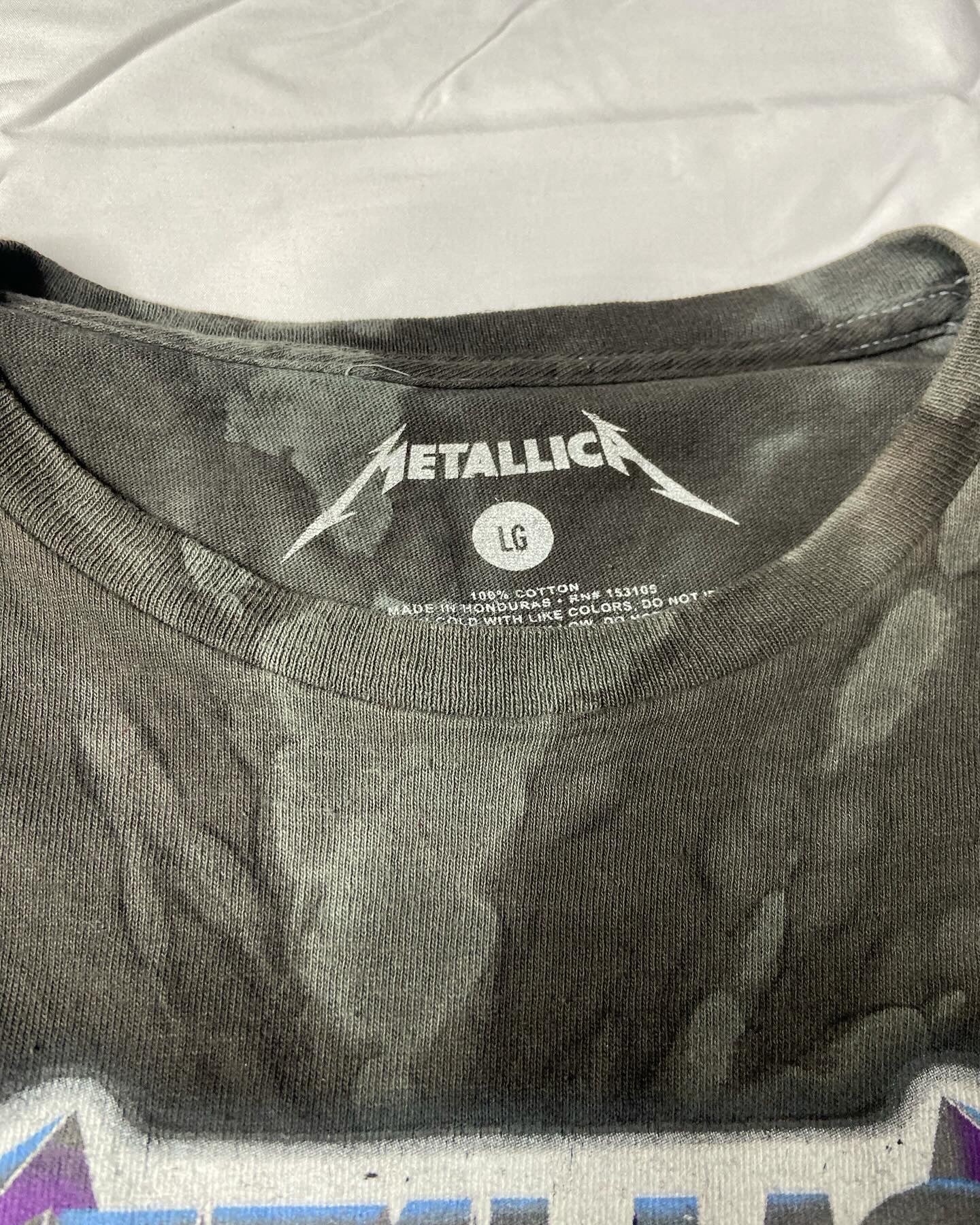 Hand Cut “Ride The Lightning” Metallica Muscle T-Shirt