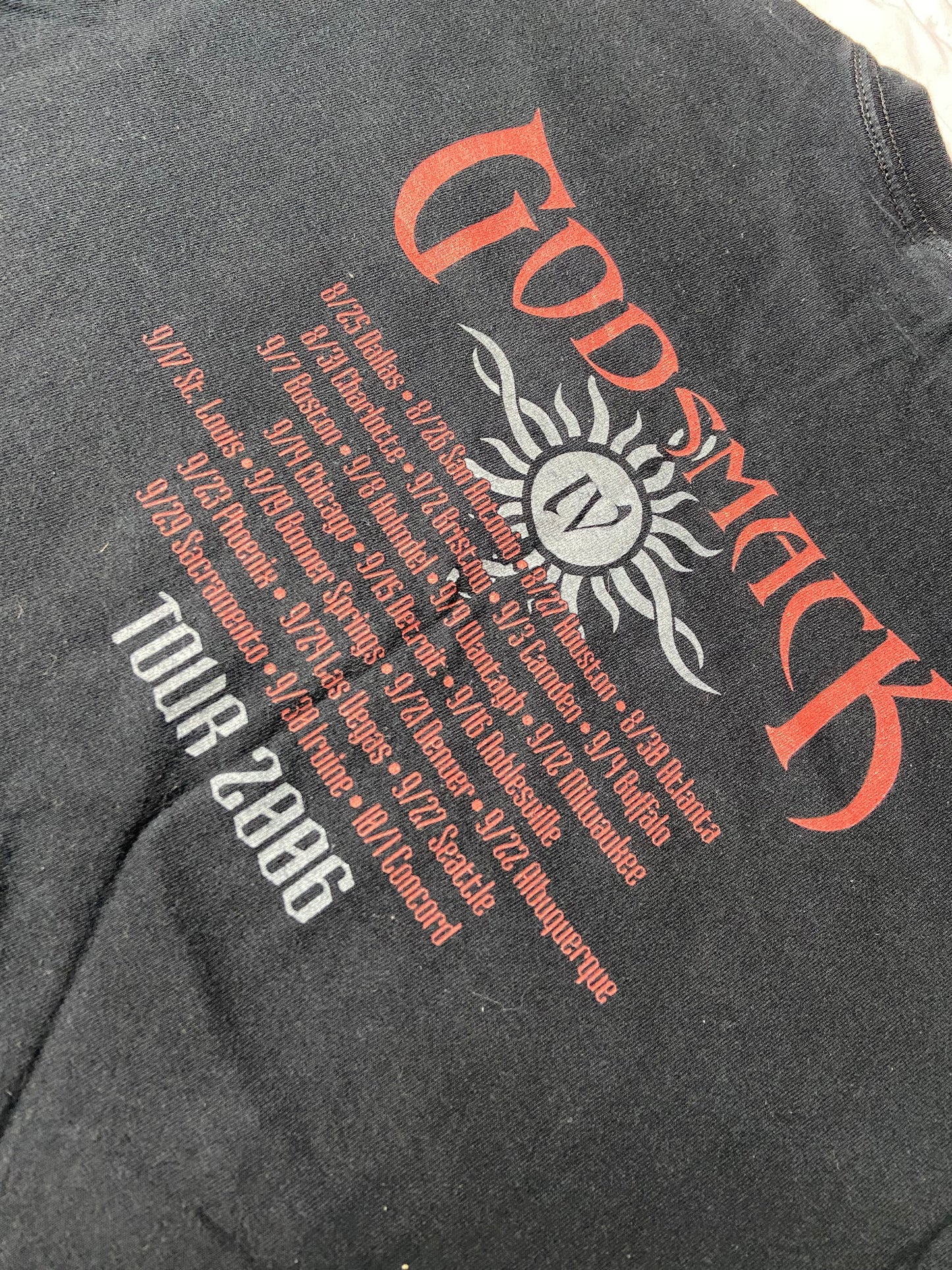 Vintage Godsmack 2006 Tour T-Shirt