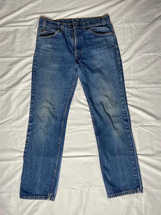 Vintage 40509-0215 Orange Tab Straight Fit Levi’s Jeans 33x30